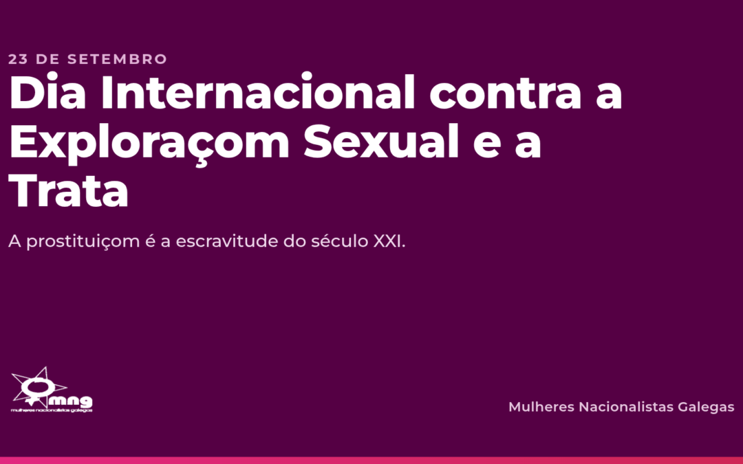 Dia Internacional contra a Exploraçom Sexual e a Trata